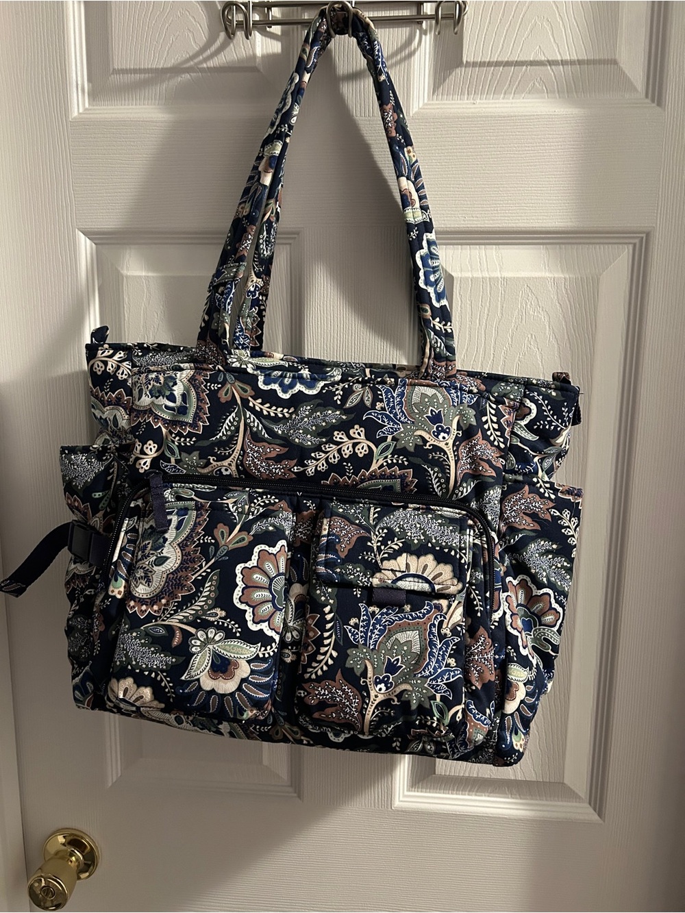 Vera Bradley Java Navy Camo Utility Tote